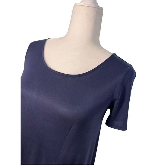 Silence + Noise navy short sleeve swing dress - S - 🙂3/$15 - Picture 2 of 8